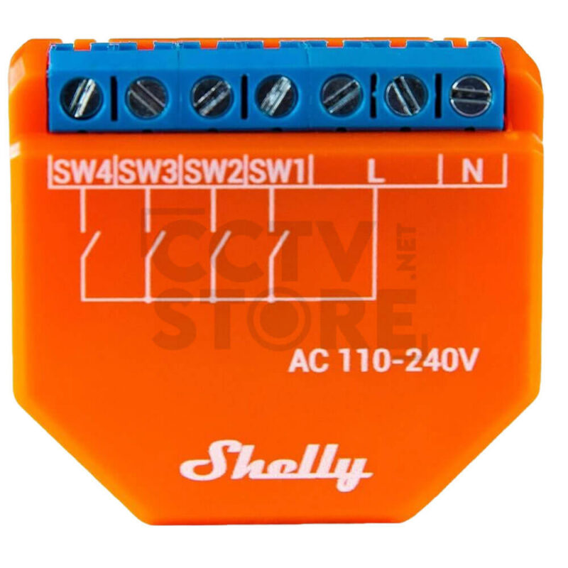 Ръчно реле Shelly Plus i4