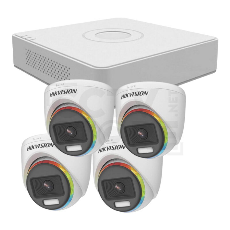 Комплект за видеонаблюдение ColorVu с 4 HD камери 4HDCV-2MP-SET