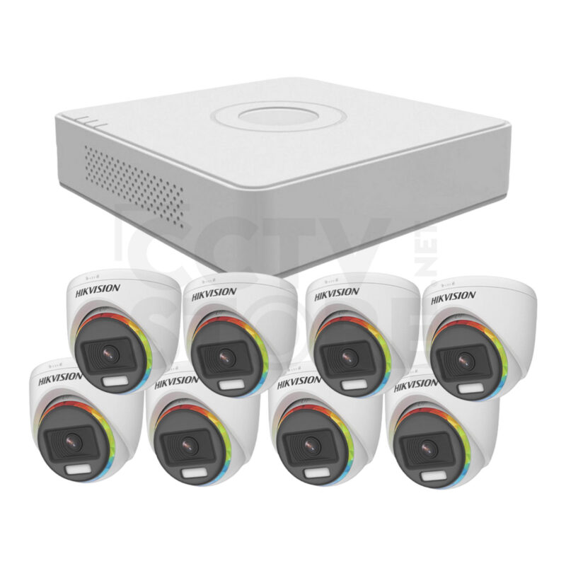Комплект за видеонаблюдение ColorVu с 8 HD камери 8HDCV-2MP-SET