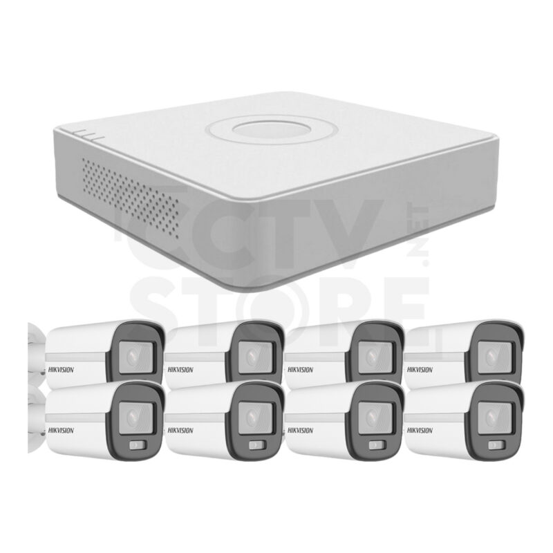 Комплект за видеонаблюдение ColorVu с 8 IP камери 8IP-2MP-SET2