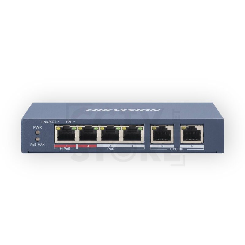 Комутатор Hikvision DS-3E0106HP-E