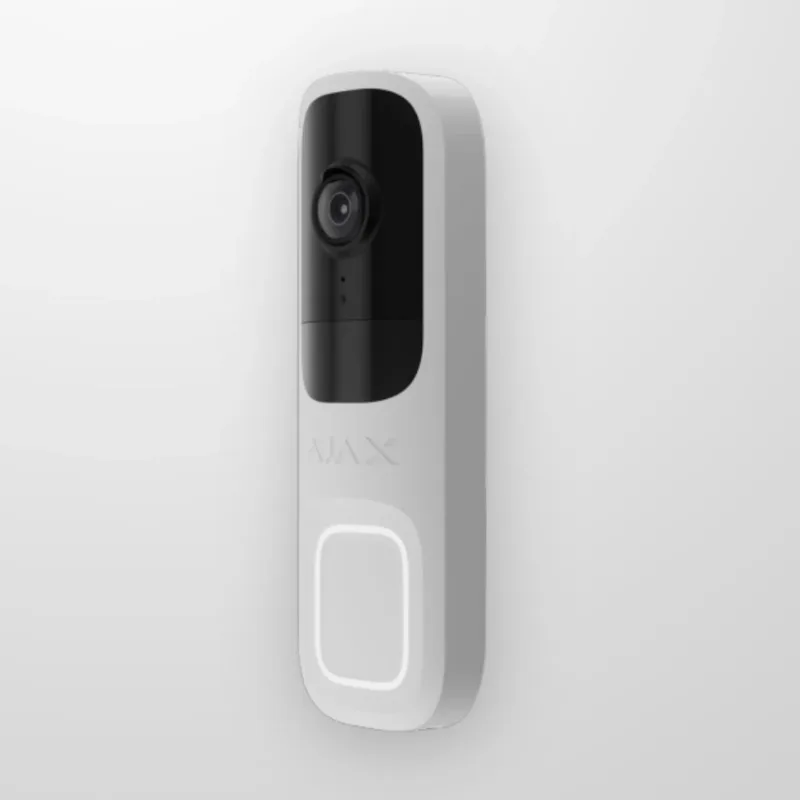 Безжичен видеодомофон AJAX Doorbell 66390.125.WH1