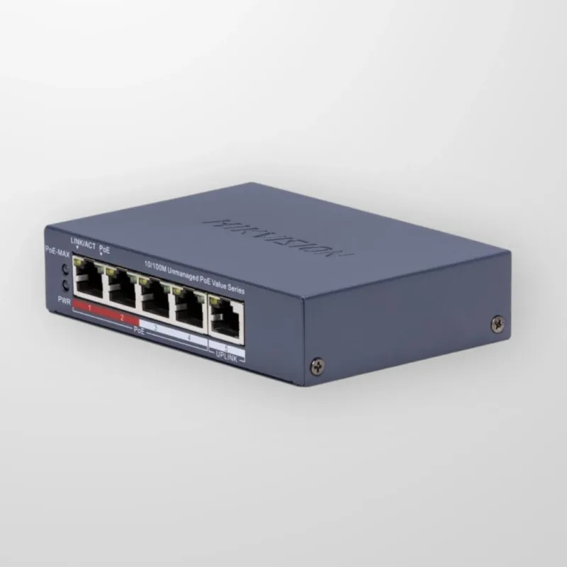 Комутатор Hikvision DS-3E0105P-E/M(C)