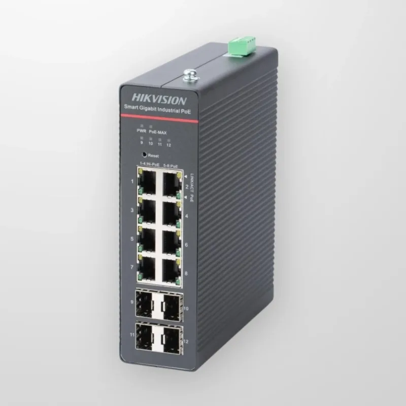Комутатор Hikvision DS-3T1512HP-SI- 8P4F/No Power unit