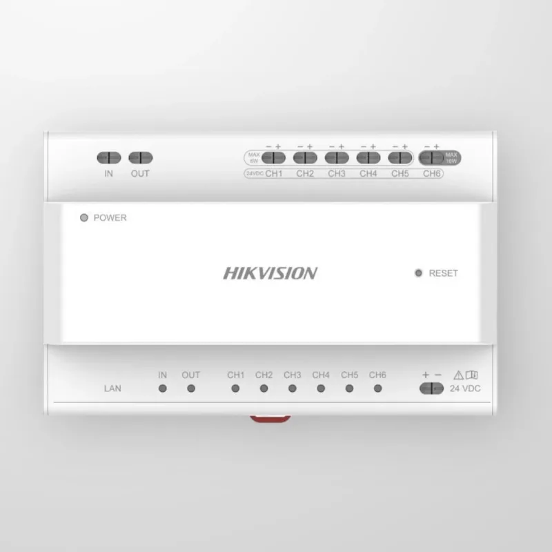 Двупроводен видео/аудио дистрибутор HIKVISION DS-KAD706Y