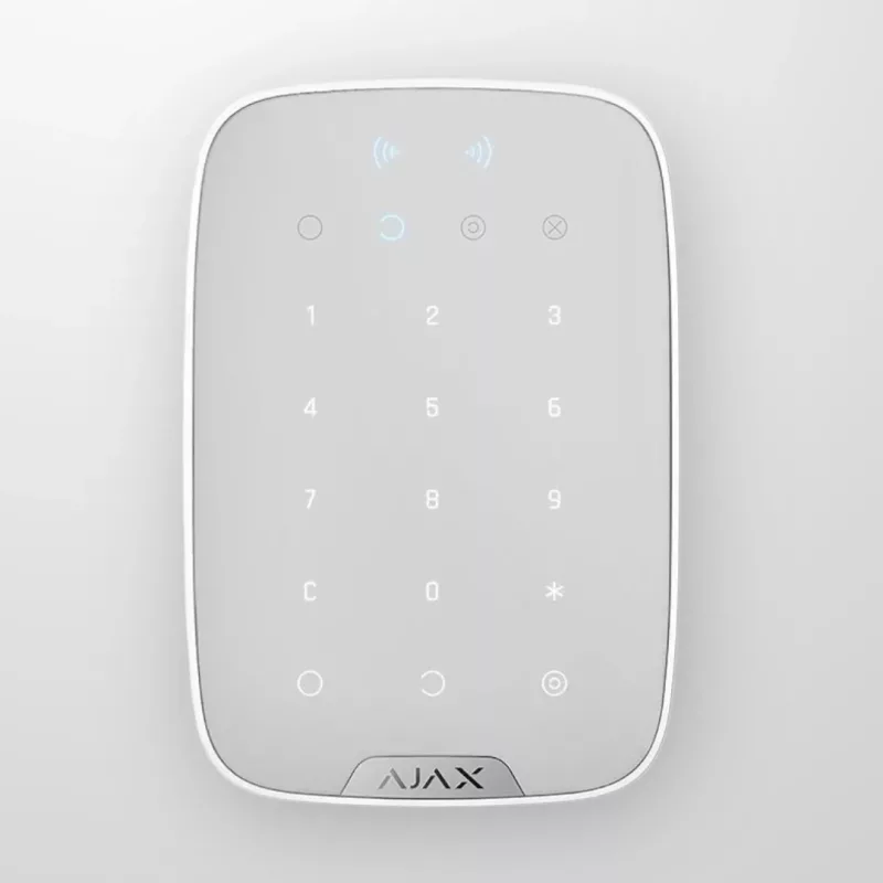 Сензорна клавиатура AJAX KeyPad Plus 26078.83.WH1